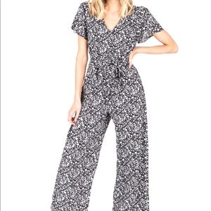 Piper and Scoot Romina Floral jumpsuit in WHITE